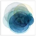 Solid Storage Supplies 38 x 38 in. Evolving Planets I Abstract Frameless Tempered Glass Panel Contemporary Wall Art SO2573382